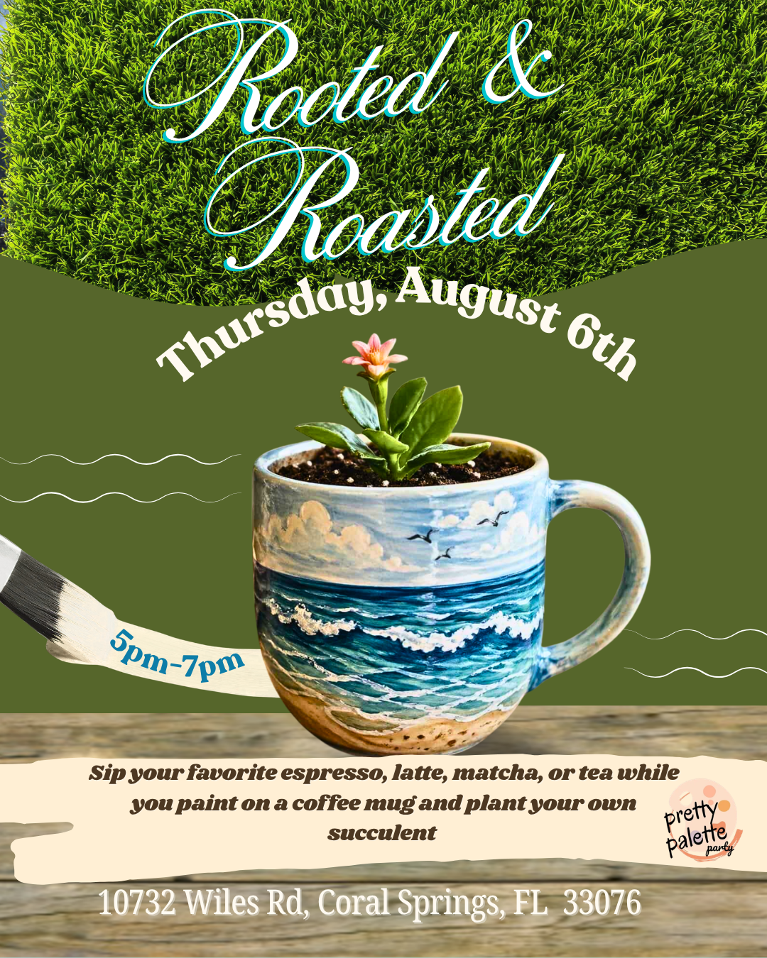 The Little Coffee Shoppe Paint & Plant (August 6)
