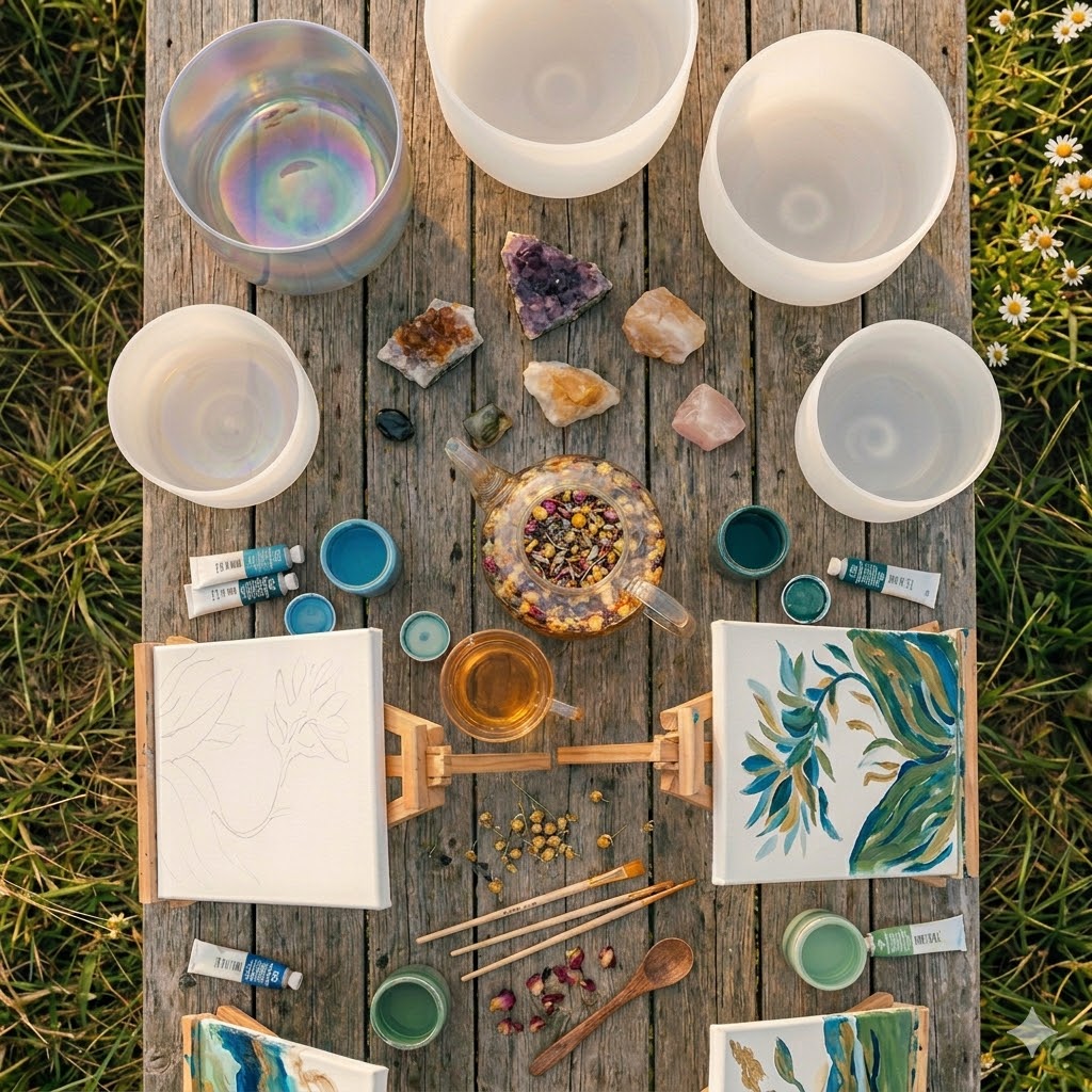Paint + Sound Bath: Unlock your Potential with Presence