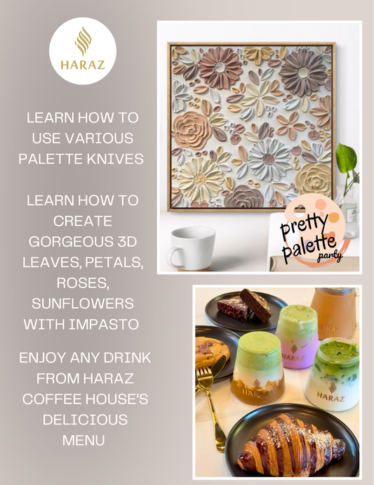 Floral Bliss Texture Art Workshop (Sept 29)