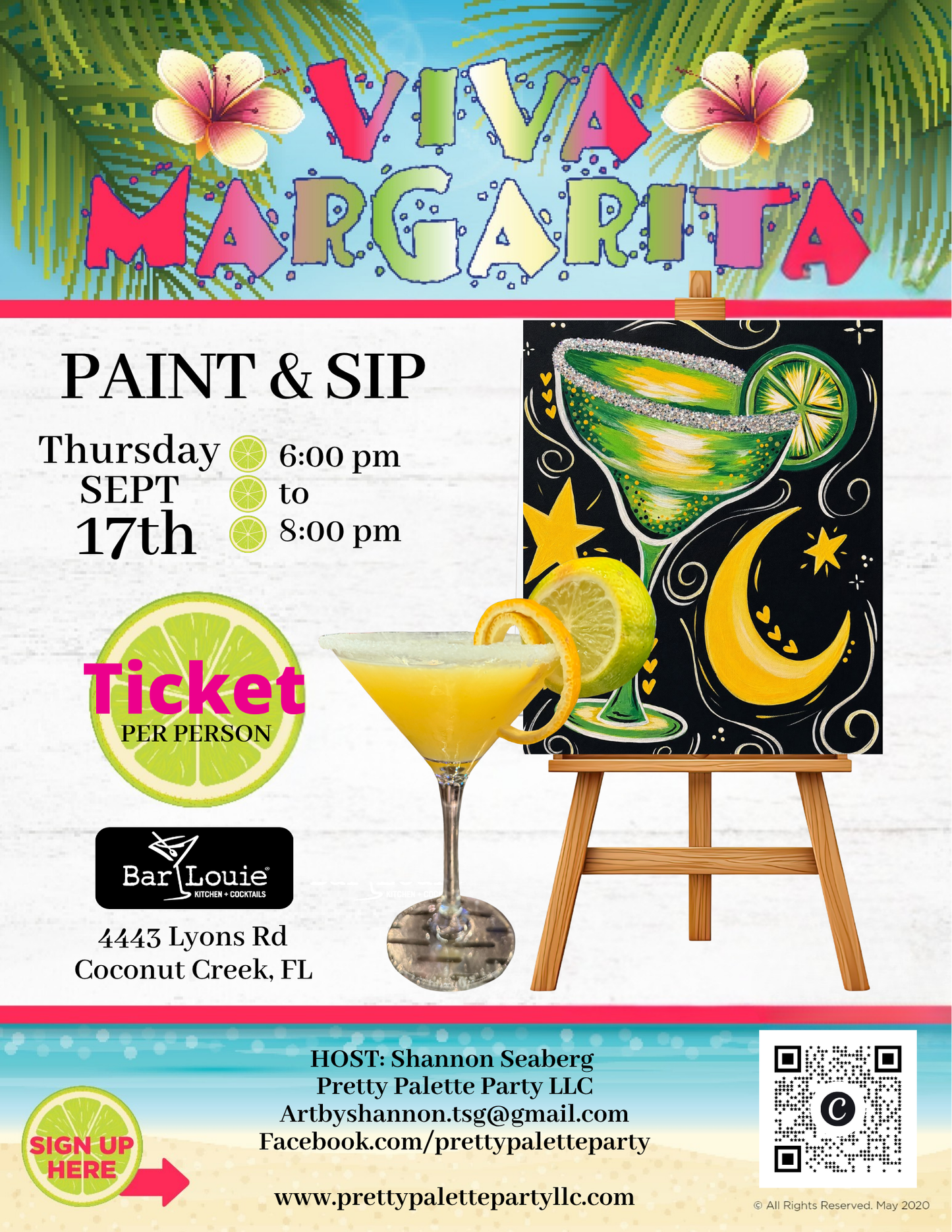 Paint & Margaritas | Bar Louie (September 17)