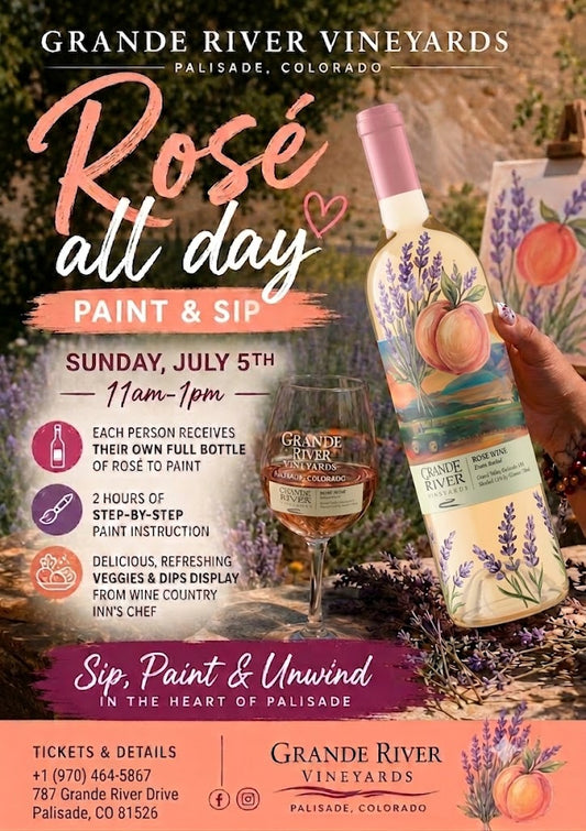 Rosé All Day Paint & Sip | Grande River Vineyards (July 5)